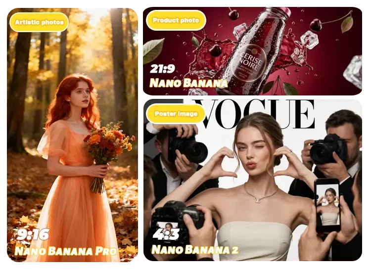 Impulsado por múltiples modelos avanzados de edición de imágenes con IA