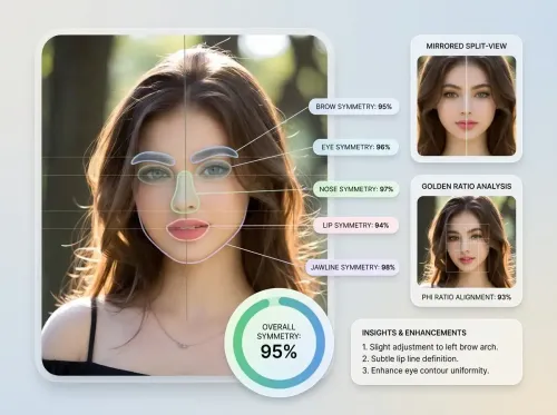 Female Face Symmetry Result