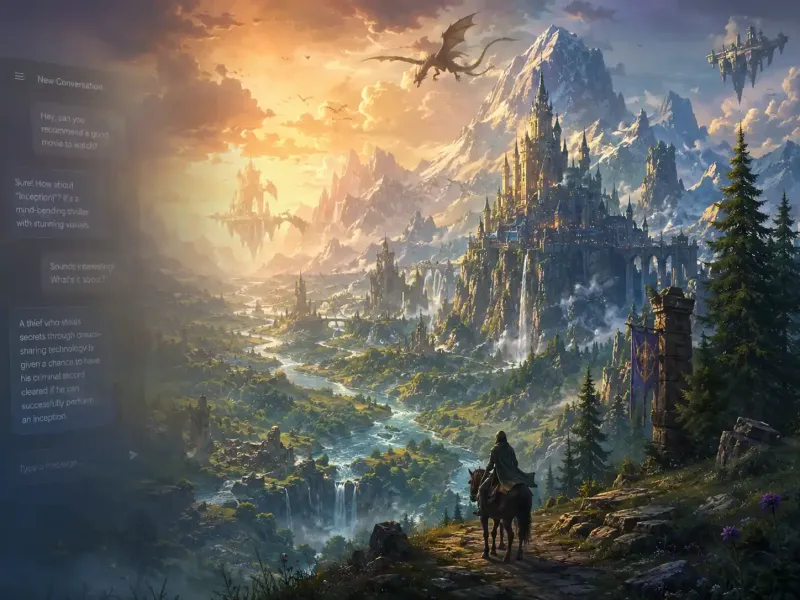 Qwen fantasy art result