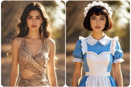 Cambiar peinado y atuendo