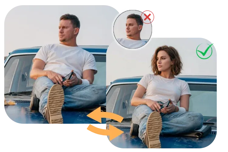 Experience a Complete Gender Transformation, Not Just a Face Swap