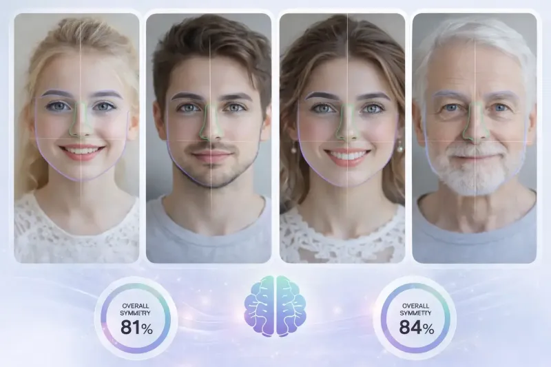 AI Face Symmetry Test Analysis Designed for All Ages and Face Types