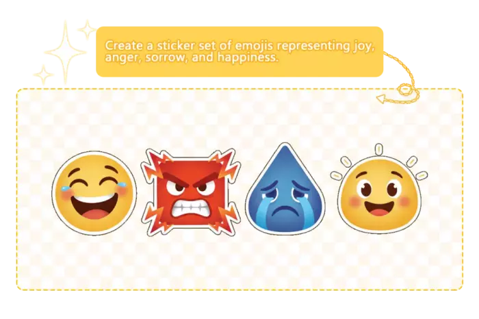 Create Expressive AI Stickers from Emotions