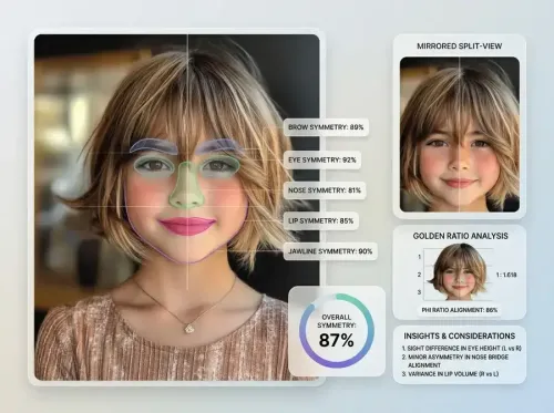 Children Face Symmetry Result
