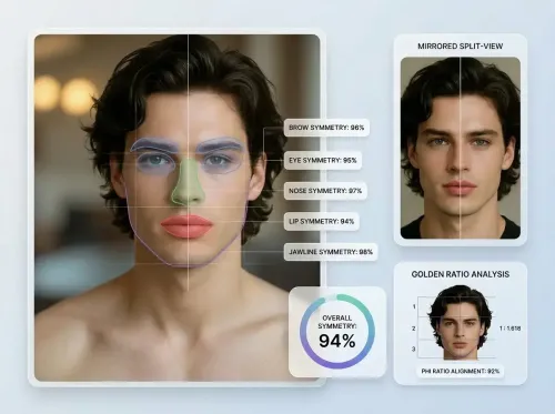 Male Face Symmetry Result
