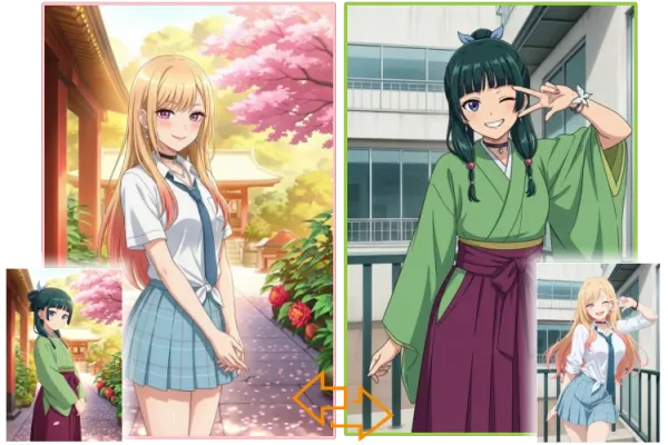 Transform Anime Characters and Build Unique Fanart