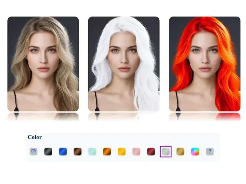 Smart Hair Color Change & Instant Preview
