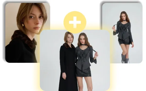 diseños inteligentes para combinar dos fotos en un marco