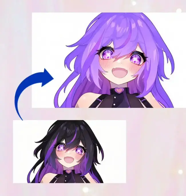 Seamlessly Change Hair Color in One Click