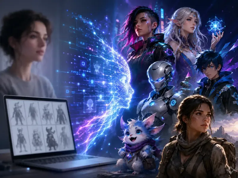 Qwen AI characters result
