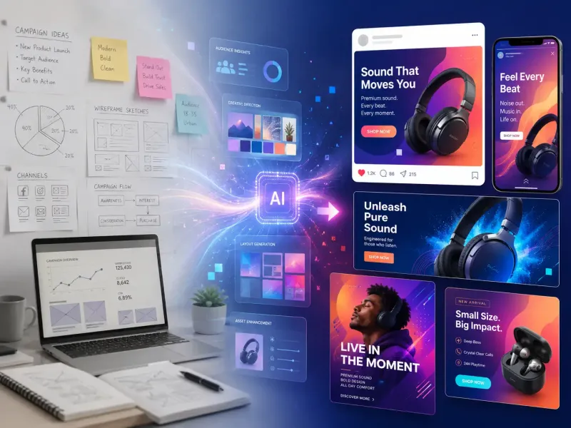 Qwen marketing creatives result