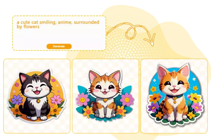 Design AI Stickers from Simple Text