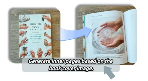 Cover-to-Page Generation